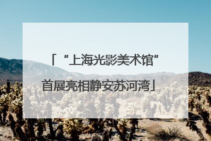 “上海光影美术馆”首展亮相静安苏河湾