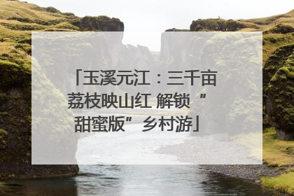 玉溪元江：三千亩荔枝映山红 解锁“甜蜜版”乡村游