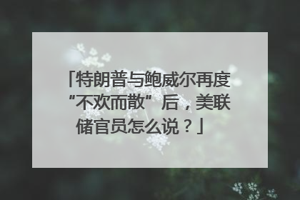 特朗普与鲍威尔再度“不欢而散”后，美联储官员怎么说？