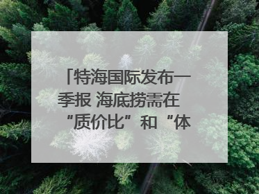 特海国际发布一季报 海底捞需在“质价比”和“体验感”中找到平衡｜新经济观察