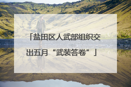 盐田区人武部组织交出五月“武装答卷”