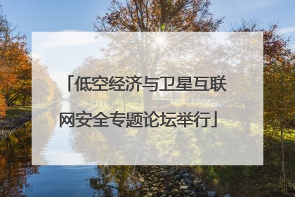 低空经济与卫星互联网安全专题论坛举行