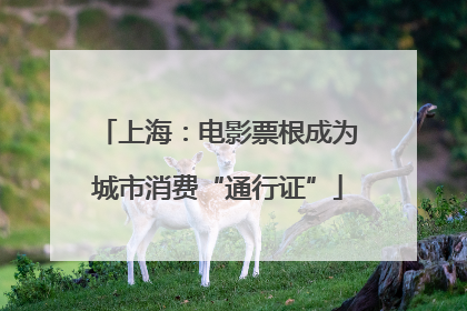 上海：电影票根成为城市消费“通行证”