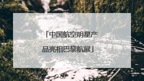 中国航空明星产品亮相巴黎航展