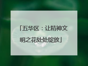 五华区：让精神文明之花处处绽放