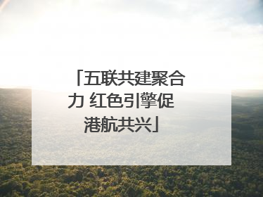 五联共建聚合力 红色引擎促港航共兴