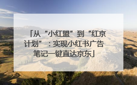 从“小红盟”到“红京计划”：实现小红书广告笔记一键直达京东