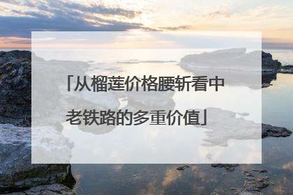 从榴莲价格腰斩看中老铁路的多重价值