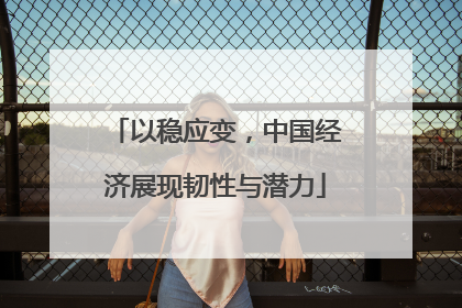 以稳应变，中国经济展现韧性与潜力