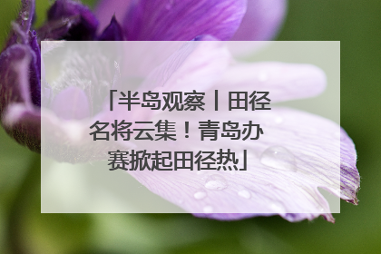 半岛观察丨田径名将云集！青岛办赛掀起田径热