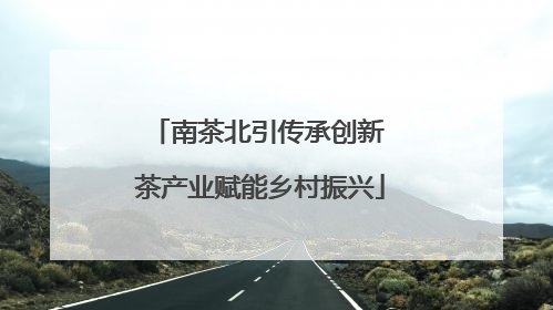 南茶北引传承创新 茶产业赋能乡村振兴