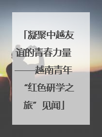 凝聚中越友谊的青春力量——越南青年“红色研学之旅”见闻