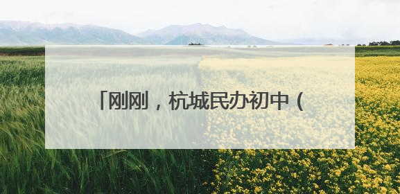 刚刚，杭城民办初中（含民转公学校）摇号结果出炉！有你家娃吗？