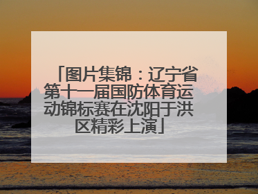 图片集锦：辽宁省第十一届国防体育运动锦标赛在沈阳于洪区精彩上演
