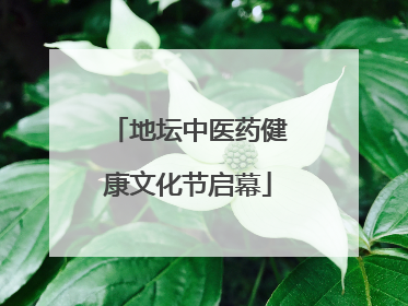 地坛中医药健康文化节启幕