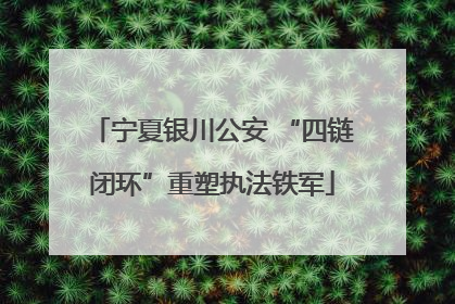 宁夏银川公安 “四链闭环”重塑执法铁军