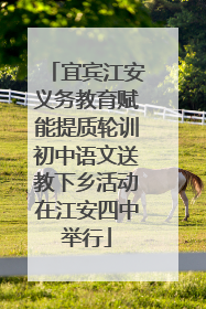 宜宾江安义务教育赋能提质轮训初中语文送教下乡活动在江安四中举行