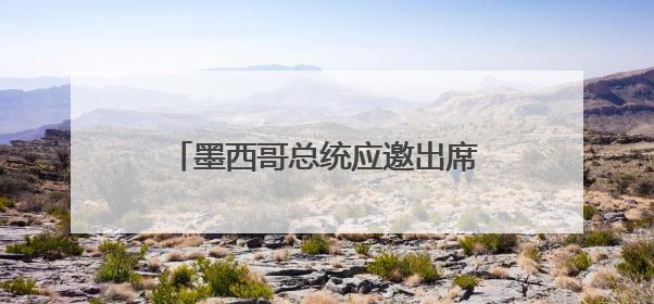 墨西哥总统应邀出席G7，他同一个人的会晤全体国民关注