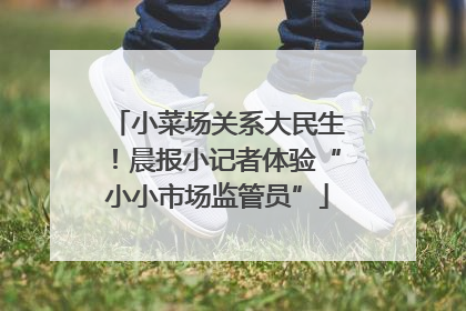 小菜场关系大民生！晨报小记者体验“小小市场监管员”
