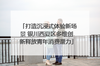 打造沉浸式体验新场景 银川西夏区多维创新释放青年消费潜力