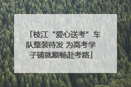 枝江“爱心送考”车队整装待发 为高考学子铺就顺畅赴考路