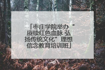 枣庄学院举办“赓续红色血脉 弘扬传统文化”理想信念教育培训班