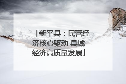 新平县：民营经济核心驱动 县域经济高质量发展