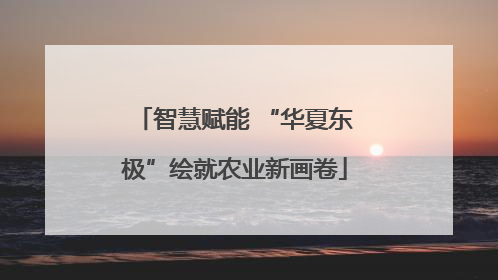 智慧赋能 “华夏东极”绘就农业新画卷