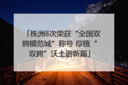 株洲8次荣获“全国双拥模范城”称号 厚植“双拥”沃土谱新篇