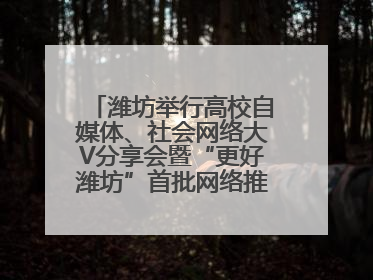 潍坊举行高校自媒体、社会网络大V分享会暨“更好潍坊”首批网络推介官聘任仪式