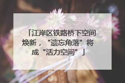 江岸区铁路桥下空间焕新，“遗忘角落”将成“活力空间”