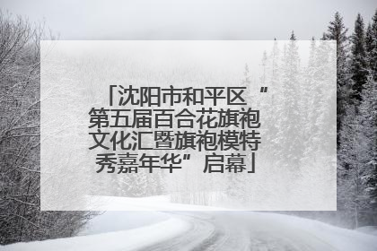 沈阳市和平区“第五届百合花旗袍文化汇暨旗袍模特秀嘉年华”启幕