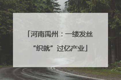 河南禹州：一缕发丝“织就”过亿产业