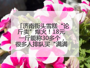 济南街头雪糕“论斤卖”爆火！18元一斤能称30多个，很多人排队买“满满一大兜”