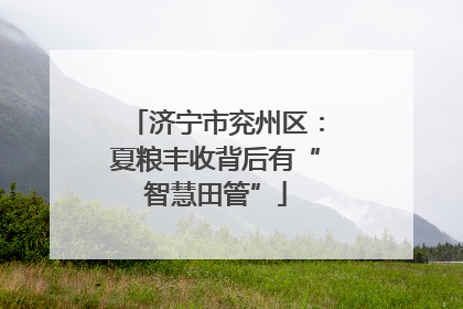济宁市兖州区：夏粮丰收背后有“智慧田管”