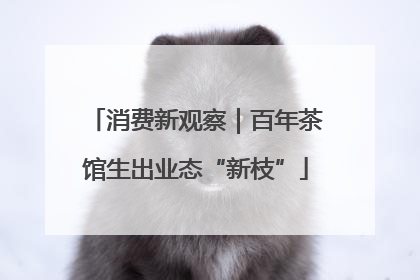 消费新观察｜百年茶馆生出业态“新枝”