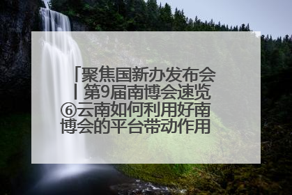 聚焦国新办发布会丨第9届南博会速览⑥云南如何利用好南博会的平台带动作用，深化与南亚国家的交流与合作？