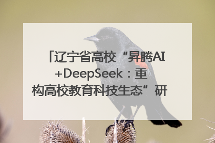 辽宁省高校“昇腾AI+DeepSeek：重构高校教育科技生态”研讨会在沈阳成功举办