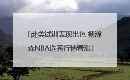 赴美试训表现出色 杨瀚森NBA选秀行情看涨