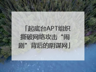 起底台APT组织 撕破网络攻击“闹剧”背后的阴谋网