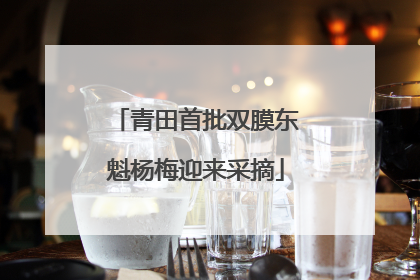 青田首批双膜东魁杨梅迎来采摘