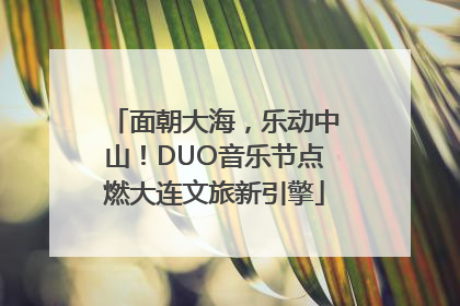 面朝大海，乐动中山！DUO音乐节点燃大连文旅新引擎