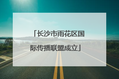 长沙市雨花区国际传播联盟成立