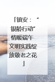 镇安：“银龄行动”情暖端午 文明实践绽放敬老之花