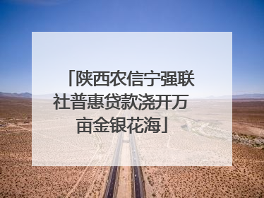 陕西农信宁强联社普惠贷款浇开万亩金银花海