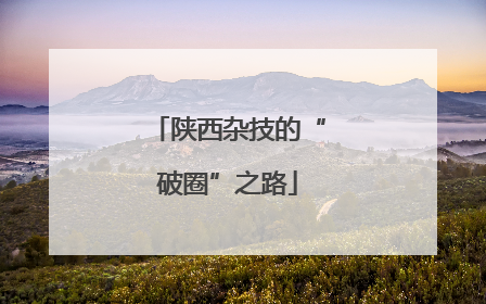 陕西杂技的“破圈”之路
