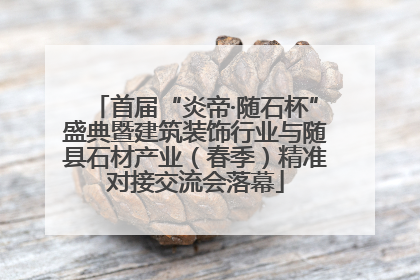 首届“炎帝·随石杯”盛典暨建筑装饰行业与随县石材产业（春季）精准对接交流会落幕