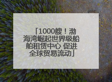 1000艘！渤海湾崛起世界级船舶租赁中心 促进全球贸易流动