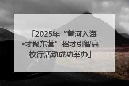 2025年“黄河入海•才聚东营”招才引智高校行活动成功举办