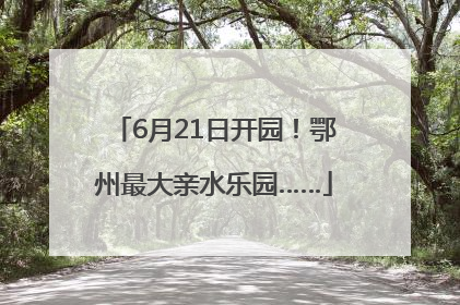 6月21日开园！鄂州最大亲水乐园……